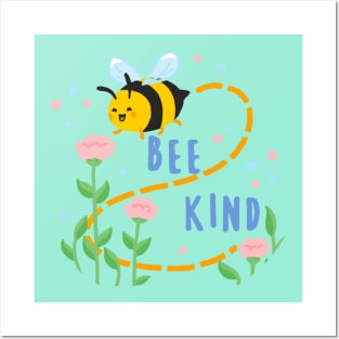 Bee Kind Posters and Art